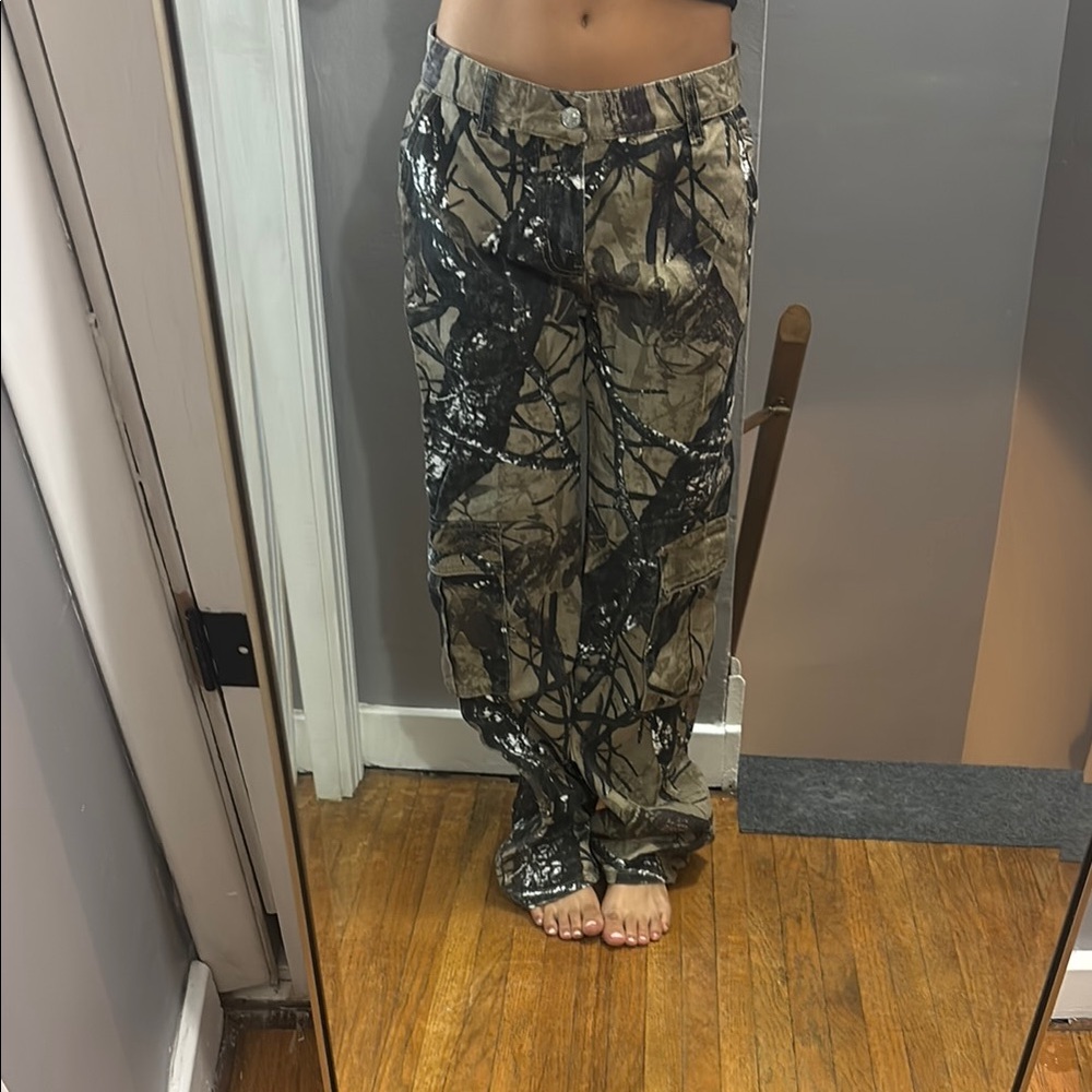 SHEIN Urban Camouflage Pants